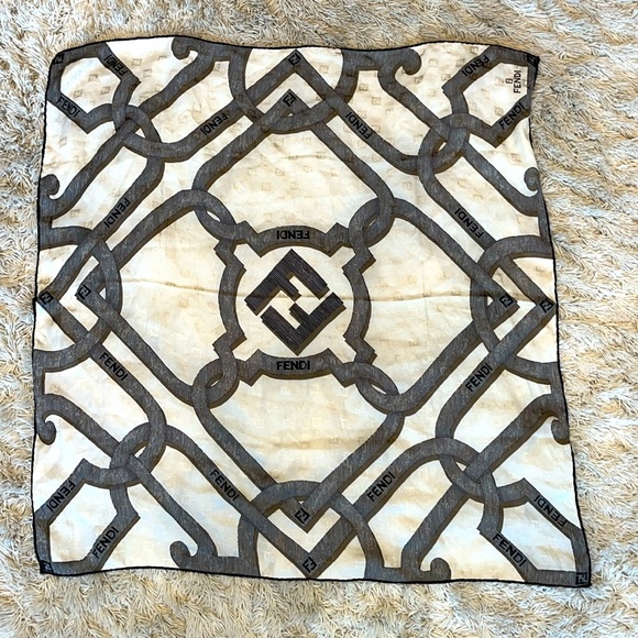 Stunning Fendi Silk Scarf - Picture 1 of 13